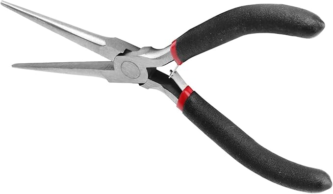 15 PCS 6 Inch Needle Nose Pliers, Precision Pliers with Extra Long Tips and Non-Serrated Jaws for Wire Wrapping, Jewelry Making, Gripping Gadgets