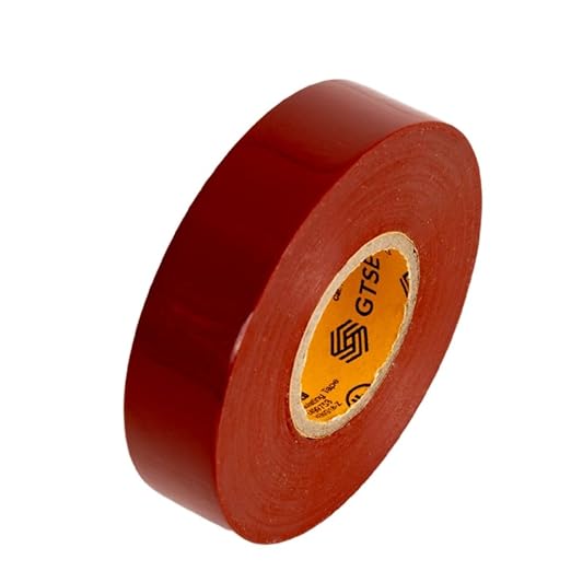 GTSE Brown Electrical Tape, 10 Rolls – Waterproof, Industrial Grade Vinyl, 3/4 in x 66ft– Strong Self-Adhesive PVC Electric Tape for Wire Insulation, 7 Mil, 600V – UL/CSA Listed