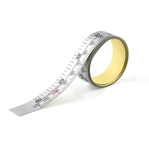 WIN TAPE Workbench Ruler Adhesive Backed Tape Measure - 40 Inches 101 Centimeters