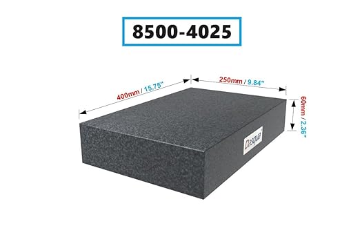 HHIP 4401-4025 15.7 X 9.8 X 2.36" Grade A Granite Surface Plate