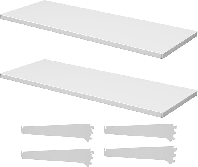 2pcs Metal Pegboard Panels - 36.6 * 11.8in Peg Board Suitable for Peg Board Organizer for DIY, Kitchen Decoration, Mobile Phone Shop/White