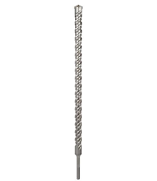 1-3/4 X 36 in SDS MAX Bits, Rotary Hammer Drill Bits, Carbide Drill Bits, Masonry Drill Bits for Concrete, Stone and Brick, SDS MAX Hammer Double Flute, Masonry Drill Bit, Concrete Drill Bit