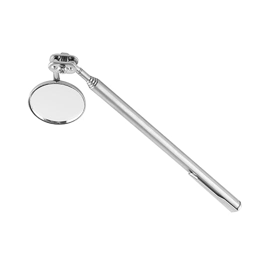 Car Inspection Mirror, Telescoping Inspection Mirror with Handle, 30×600mm