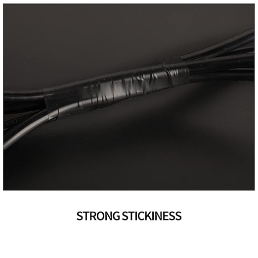 Electrical Tape 10 Rolls Professional Electric Tape Waterproof or Black Tape and Wire Tape 0.71 in Wide, 60 ft Long, 5 mil Thick for All Weather Under 600V