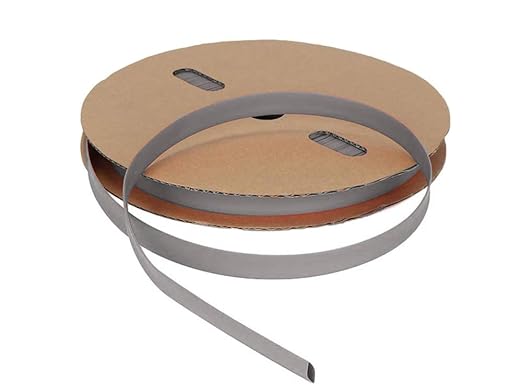 Kable Kontrol Heat Shrink Tubing - 3/4” Inch - 100' Ft Long, Gray Polyolefin - 2:1 Industrial Shrink Tube & Cable Sleeve for Electrical Wire Insulation - Rated for 600 V