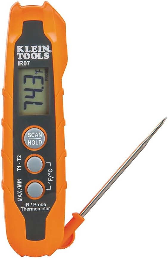 Klein Tools CL320KIT HVAC Kit for HVAC Testing; Digital Clamp Meter, Non-Contact Voltage Tester, and Infrared/Probe Thermometer