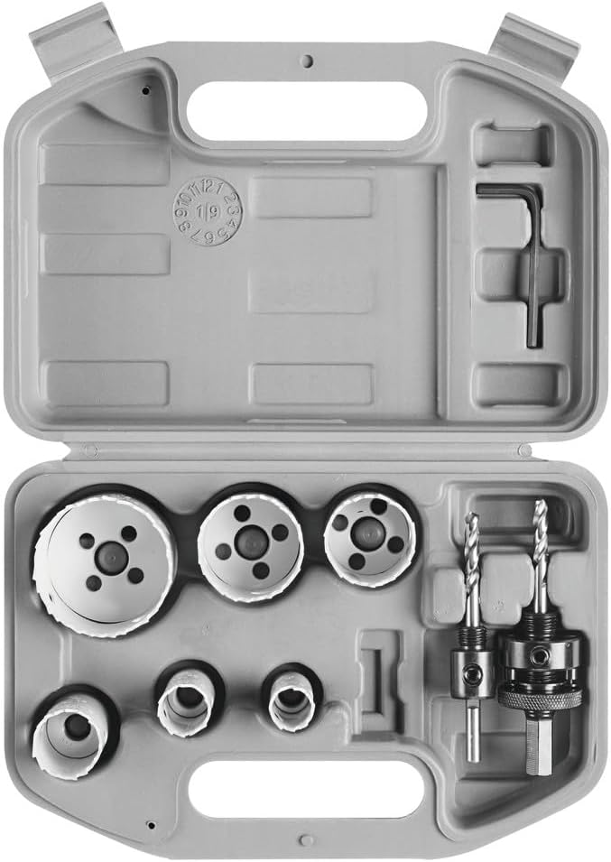 Bosch HSBIM9 9 pc. General-Purpose Bi-Metal Hole Saw Kit