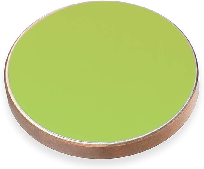 TEN-HIGH Cu Reflective Lens CO2 Laser Lens Laser Mirror Gold-Plated Copper Mirrors, for CO2 Laser Engraving Cutting Machine, Dia 60mm 3PCS