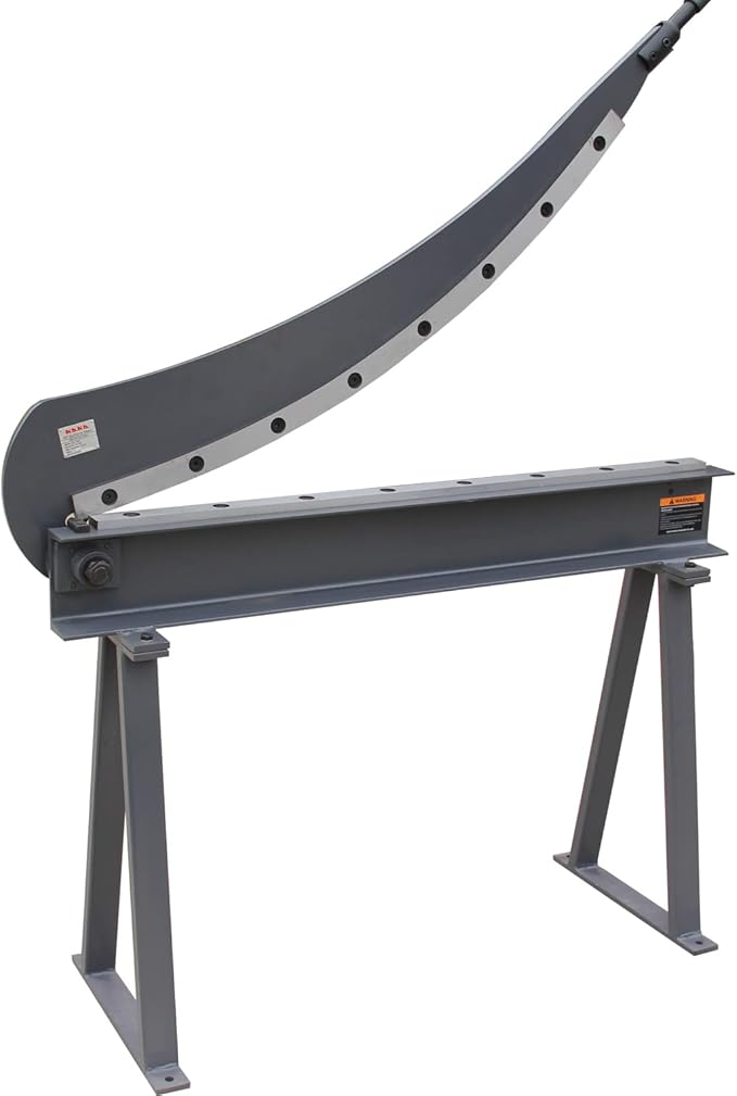KAKA INDUSTRIAL Guillotine Metal Shear, 39-Inch Cutting Capacity, 16 Gauge HS-40 Sheet Metal Cutter with Stand for Industrial Fabrication