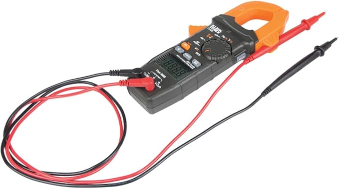 Klein Tools CL320 Digital Clamp Meter, HVAC AC Auto-ranging 400A, AC/DC Voltage, TRMS, DC Microamps, Resistance, Frequency, NCVT, Temp, More