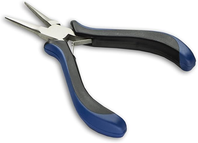 HURON Precision Pliers, Springloaded, Needle Nose, 5.25 In