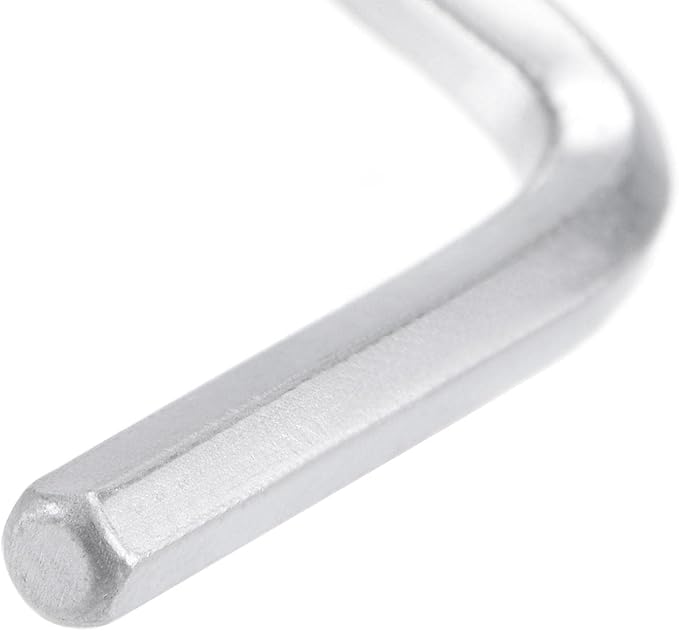 TOP-VIGOR 1Pc 2.5mm Ball End Hex Key Wrench, L Shaped Long Arm Allen Wrench for Household DIY, Professional Machine Repairing, CR-V