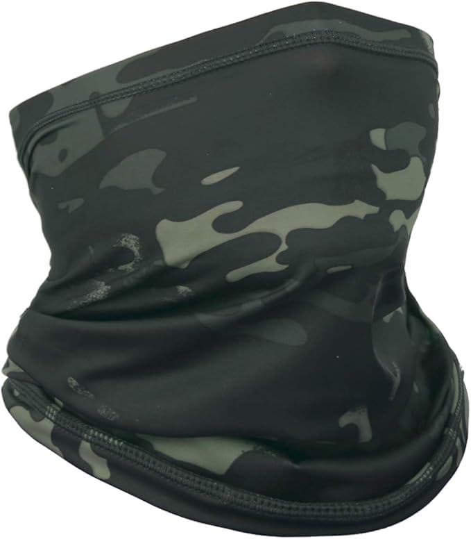 Achiou Cooling Neck Gaiter Face Cover Scarf, UV Protection Mask for Men and Women,Soft Windproof, Hiking Cycling Running