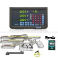 3 Axis DRO Digital Readout for Bridgeport Machine 9X42 Table Set,Linear Glass Scale DRO for Milling Machine 320mm 420mm 770mm 5um Resolution