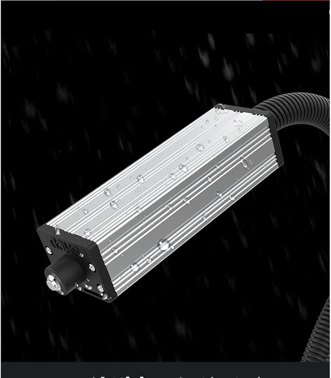 Magnetic LED Work Light, 24V 800 Lumens, Explosion Proof, Waterproof, Flexible Gooseneck (23 inches)