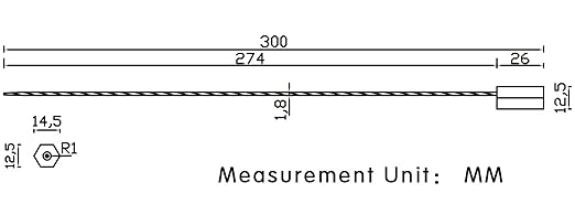 50 pcs Numbered Security Tags Tamper-Evident Steel Wire Cable Seals Pull-Tite Metal Security Seals for Truck, Trailer (Green)