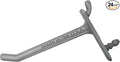 PegPro® 2" Hooks Kit for Modern Plastic or Metal Pegboard – Durable Plastic Pegboard Hooks - For Garage, Kitchen, Craft Room, and more (2" Hook - 24 Pack, Gray)