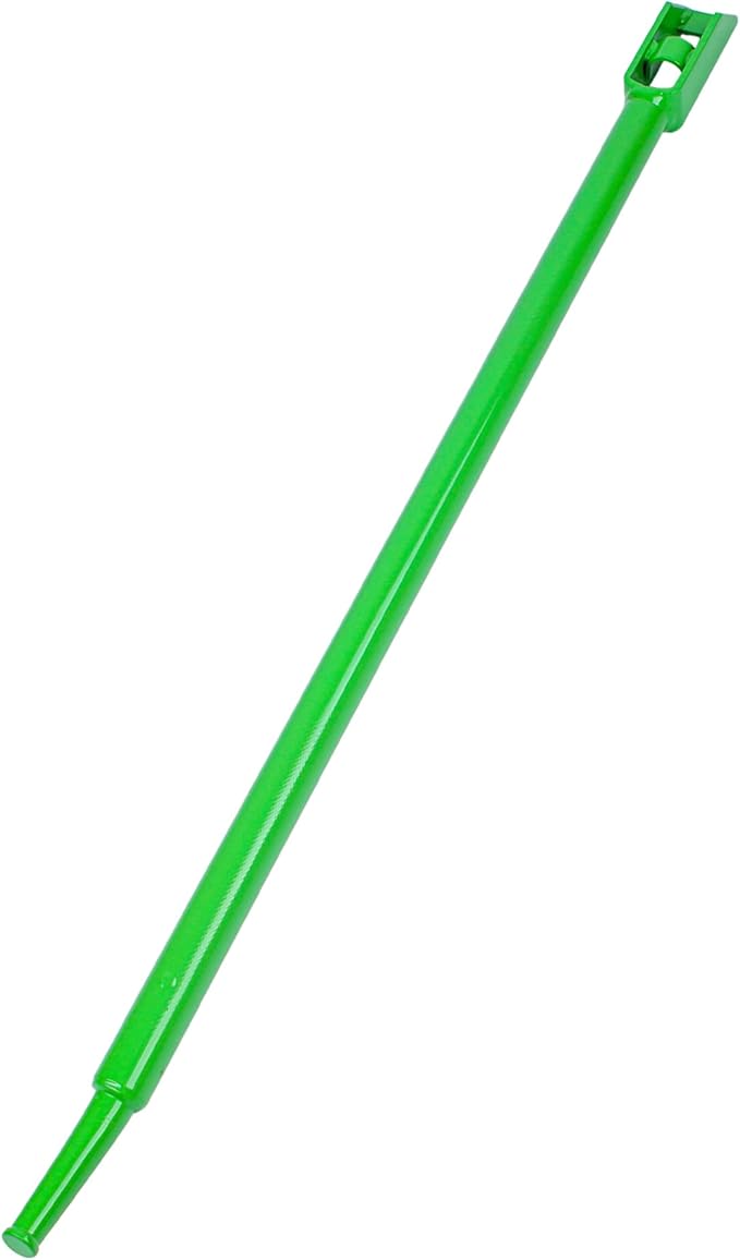 Winch Bar, Combination Winch Bars with Square Head for Flatbed Trailer Winches and Trucks, Painted Carbon-Steel Construction Winch Bar with No-Slip Handle, 1 Pack (Green)