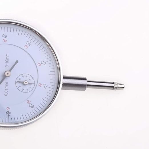Metric Dial Indicator, 0-10mm x 0.01mm Precision Test Gauge Dial Test Measuring Instrument