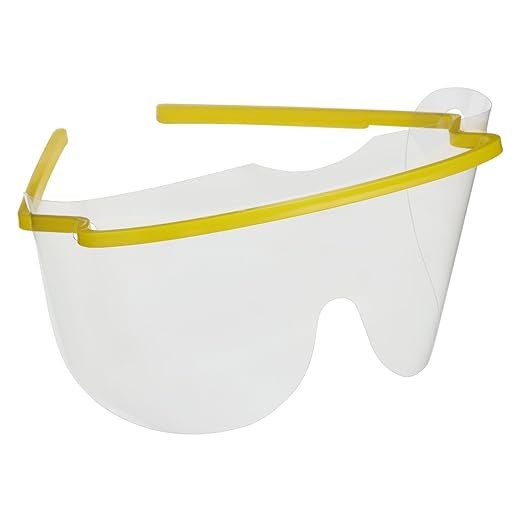 Eye Shield [Case of 200] Pre-Assembled Eye Protective Glasses, Eyewear PPE for Hospitals with ANSI Tested Lenses, Lightweight Frame | Glasses Only WALLMOUNT SOLD SEPARATELY