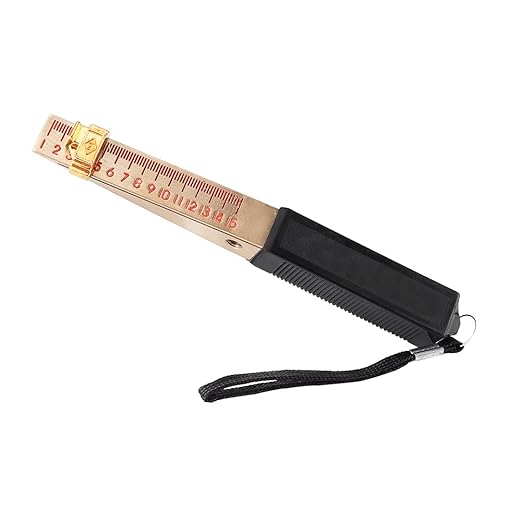 Feeler Gauge Metric Portable,Wedge-Shaped 1-15mm for House Engineering Inspection Flatness Measuring Tool,1Pcs(0.2mm)