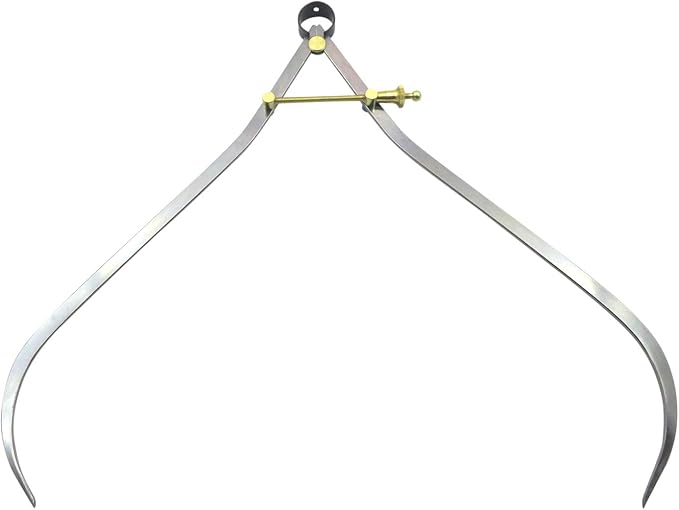 Taytools 468051 3 Piece Set Toolmaker's “Yankee” Rapid Adjust Quick Spring Nut Dividers, Inside ID & Outside OD Calipers, 0-12 Inches / 300 mm Range, Brass Fulcrum and Fine Adjustment, Flat Leg