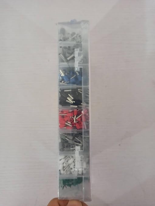 Lytool Wire-Ferrule Kit 1200pcs:Ferrule-Connectors, Double Ferrules Terminal Set, Insulated Ferrule Crimp Pins, Single Line Ferrules and Twin Wire Ferrule Set, AGW 23-6