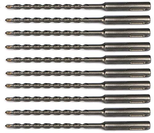 10PCS, 1/2" x 6" SDS Plus,Hammer Drill Bits, Rotary Hammer Drill Bits