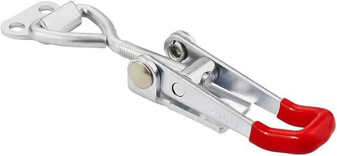 Adjustable Toggle Latch Clamp 4001, 330 Lbs 150Kg Holding Capacity, 4001 Heavy Duty Quick Release Pull Latch Toggle Clamp 6PCS
