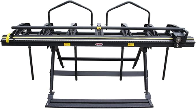KAKA INDUSTRIAL Siding Brake, 102-inch Portable Thin Plate Aluminum Brake, Sheet Metal Brake with a Roller Knife, 24-Gauge Mild Steel Capacity, 1-180° Bending Angle Metal Brake Bender ALB-102