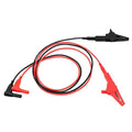 4Pcs Alligator Clip Test Lead Kit 14 AWG Heavy-Duty 4mm Banana Plug Replacement Leads,Silicone Jumpire Wires for Multimeter Meter Electrical Testing 3 Feet