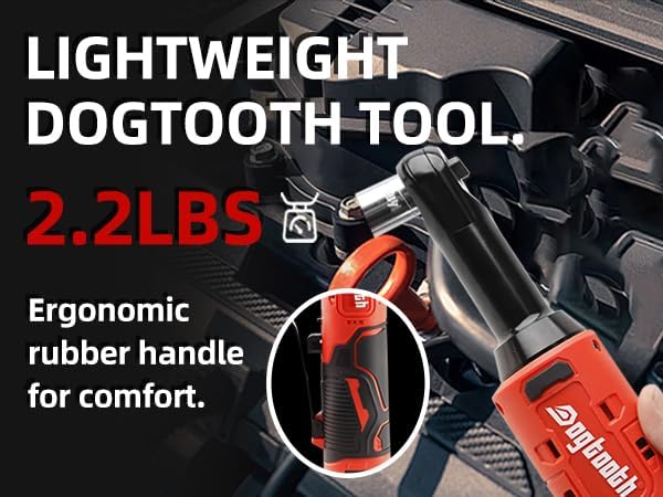 dogtooth Extended Cordless Electric Ratchet Wrench Set,40 Ft-lbs, 300 RPM, Brushless, Variable Speed Trigger, 3/8" 16.8V Power Ratchet Tool Kit With 1 * 1500mAh Lithium-Ion Battery And Charger