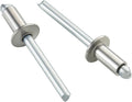 240pcs 1/8" x 3/8" Stainless Steel Blind Rivets,Pop Rivets,304 Stainless Steel Grip and Steel Mandrel, 3.2 x 10mm