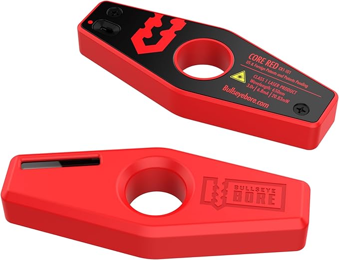 BullseyeBore Core CR1-101 Drill Guide for Straight Holes - Magnetic Drill Attachment with Efficient Red Laser for Visual Worksurface Alignment - Compatible with Common & Specialty Bits from 2" to 8"