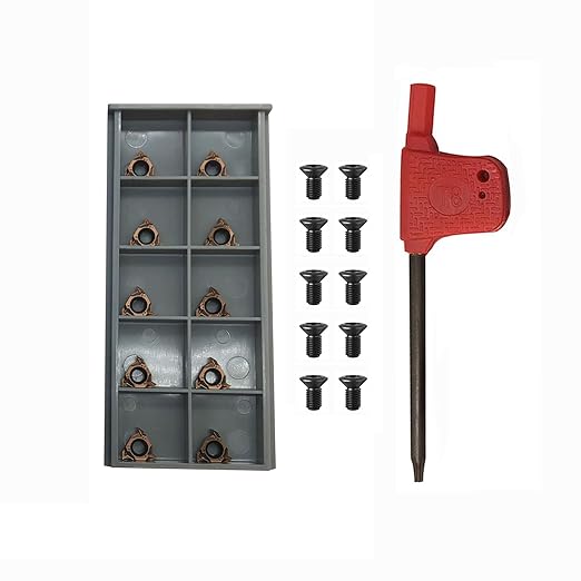 Lather Threading Tool Bit Set External Internal Threading Boring Bars Turning Tool Holders with 11IR A60 16ER 16IR AG60 Carbide Threading Inserts (11IR A60)