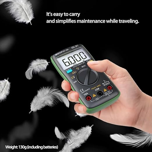 ZT-102L LCR Meter Inductance Tester Digital multimeter TRMS 6000 Counts accurately Measures Inductance Voltmeter Amp Meter ohmmetr Diodes Continuity Duty-Cycle Capacitance for Automotive