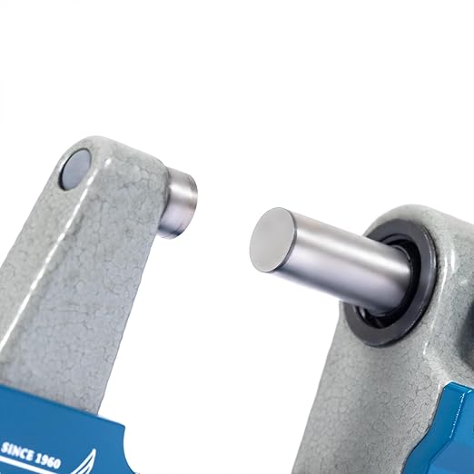 PEC Tools IP65 Absolute Origin Digital Micrometer 0-1"/25mm, Oil & Splashproof, High Accuracy Measuring Tool with LCD Display, Carbide Measuring Faces, Spindle Lock, with Inch/Metric Conversion