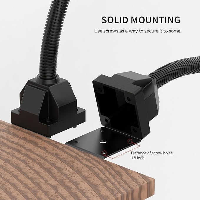 18W Led Machine Light, 18W Machine Lamp, 1800 Lumens Flexible Machine Work Light for Wood Lathe Machine Drill Press, Industrial Lighting 110-220v