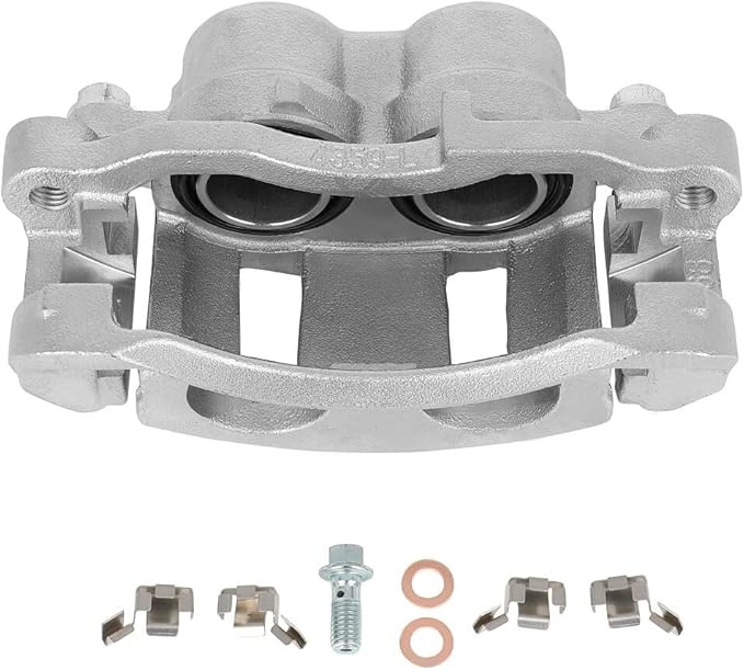 SCITOO Front Left Brake Caliper With Bracket 18B4695 Compatible For Chevy Blazer/S10, For GMC Jimmy 98-05, For GMC Sonoma 98-04, For Isuzu Hombre 98-00, For Oldsmobile Bravada 98-01
