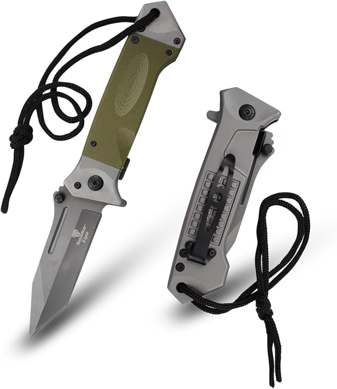 Snake Eye Tactical Heavy Duty Every Day Carry Folding Pocket Knife