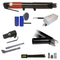 CS Unitec | 2B Needle and Chisel Scaler Pro Kit | 19 Needle Air Chisel | Professional Grade 3000 BPM Inline Grip | Air Power 5.5 CFM - 199.3120 Pro Kit