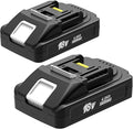 2 Pack 4000 mAh 18 Volt Battery Replace for Makita 18V Lithium Ion Battery BL1840B BL1815 BL1850B BL1860B, Compatible with makita 18v Charger and Cordless Power Tools