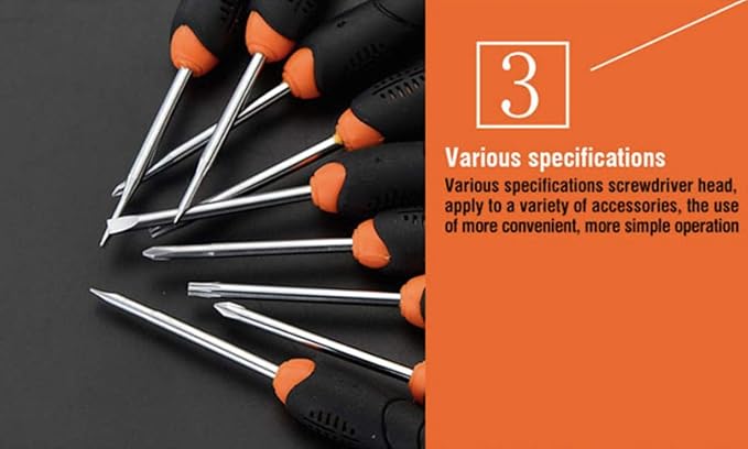 Edward Tools Precision Screwdriver Set with Storage Case - 9 Screwdrivers including Flat, Phillips and Torx - Small Screwdriver Set for Electronics, Eyeglass, Computer, Laptop, Jeweler - Cr-V Steel