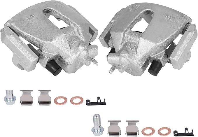 SCITOO Front Left+Right Brake Calipers With Bracket 18B4948 18B4949 Compatible For Ford For Focus 2004-2007