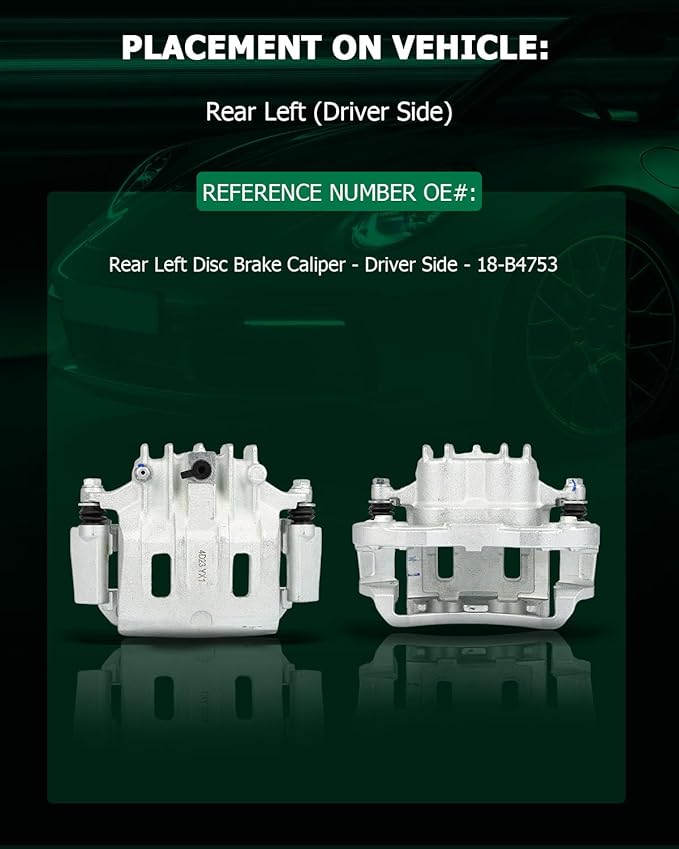 SCITOO Rear Left Brake Caliper 18-B4753 Compatible For Volvo 850 1993-1997