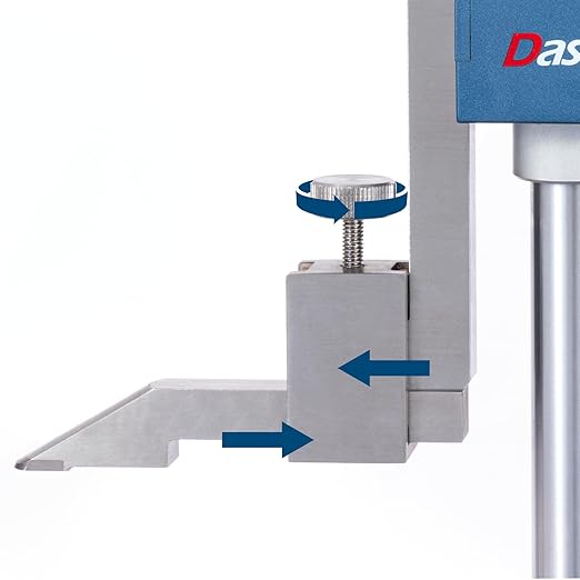 Dasqua 20"/500mm Double Beam Digital Height Gauge with Feed Wheel, Heavy Duty Cast Iron Base with Carbide-Tipped Scriber, Accuracy: ±0.0019"/0.05mm, Resolution 0.001"/0.01mm