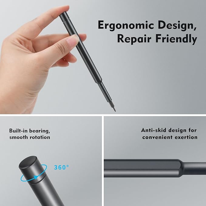 Christmas Stocking Stuffers for Men: 25-in-1 Mini Precision Screwdriver Set Small Bit Tool Set Gifts for Men Adults,Magnetic Torque Repair Tool Kit for Electronics Macbook Watch Eyeglass Ring Doorbell