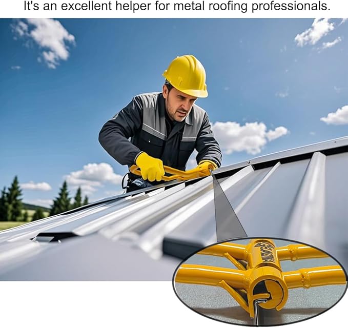 Heavy Duty Sheet Metal Bender,Hand Seamers for Locking Metal Roofing Seam,90° Bending Pliers for Bending and Seaming sheet Metal