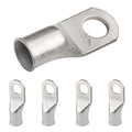 SELTERM 5pcs 3/0 AWG 1/2" Stud Tinned Copper Wire Lugs, Ring Terminals, Battery Cable Ends, 000 Gauge Ring Terminal Connectors, UL Marine Grade Electrical Terminal Connectors