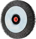 PFERD 81478 Ezmount Crimped Wheel Brush, Carbon Steel Wire, 8" Diameter, 2, 1, 3/4, 5/8" Arbor Hole, 0.014 Wire Size, 1-3/16" Trim Length, 7/8" Face Width, 4500 Maximum RPM